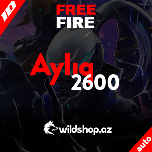 Free Fire Aylıq - 2600 Almaz
