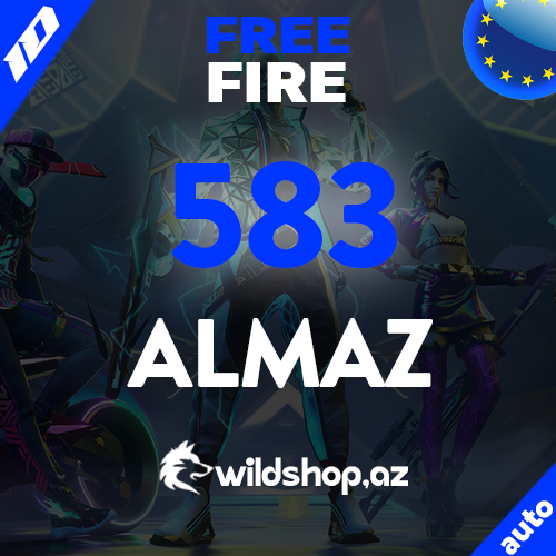 Free Fire 583 Almaz EU