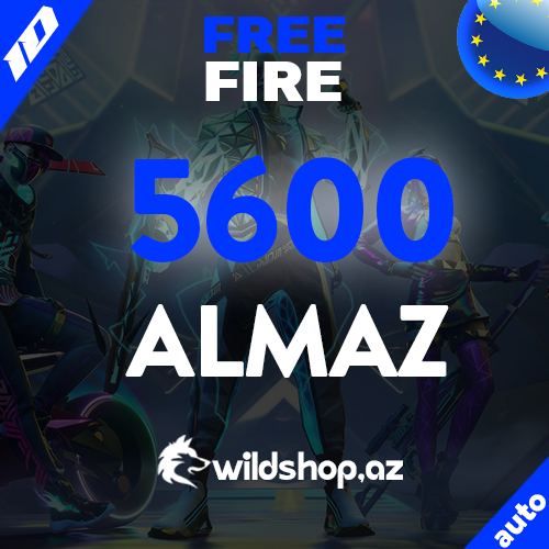 Free Fire 5600 Almaz EU