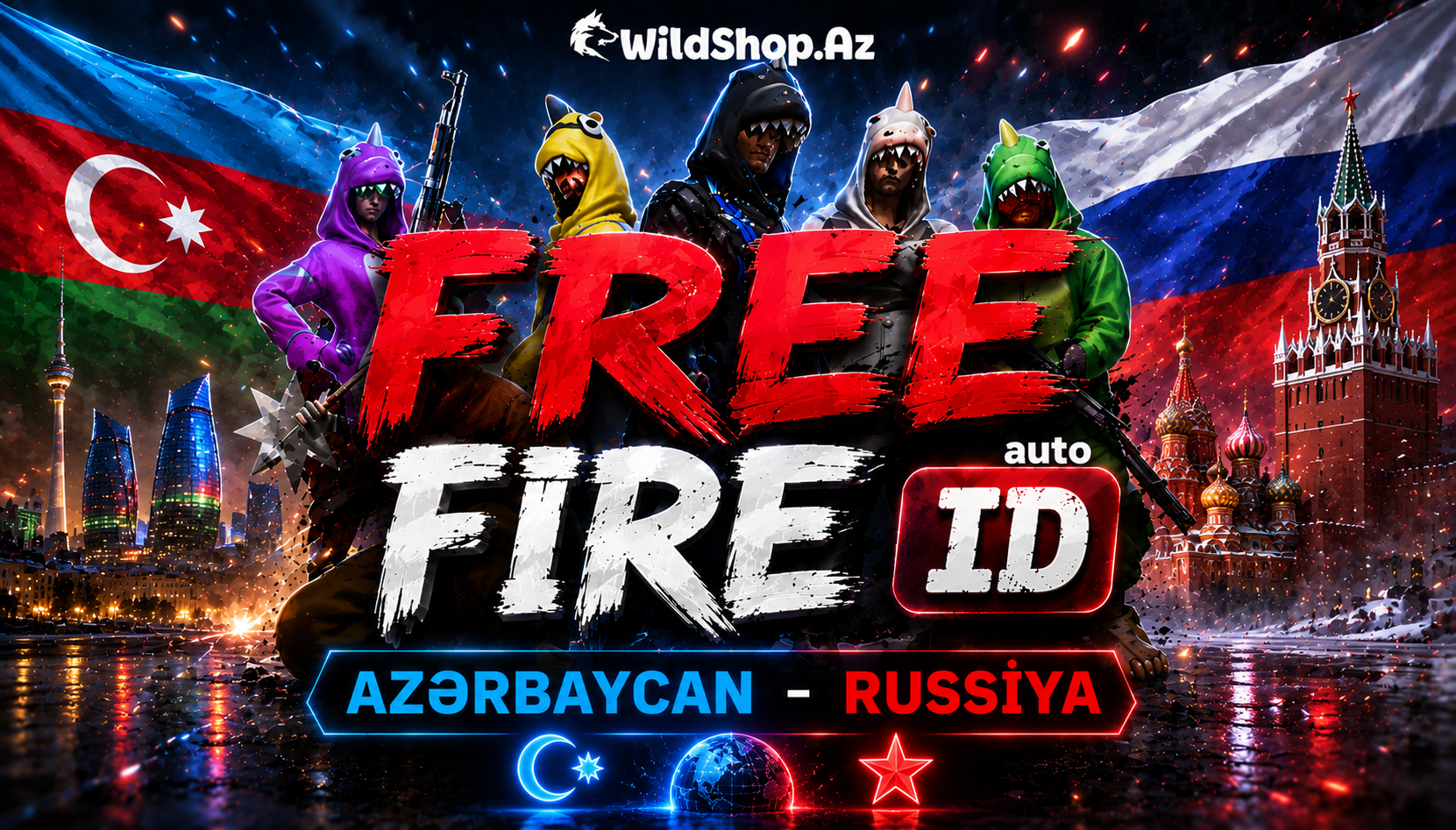 Free Fire Almaz (Rusiya və Azərbaycan)