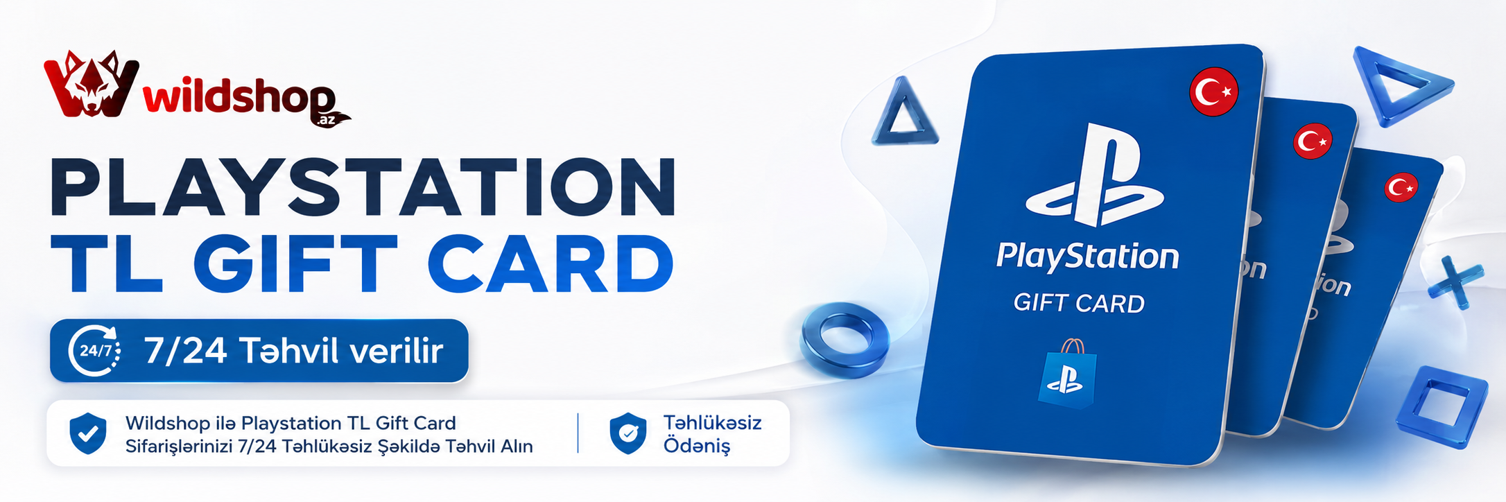 PlayStation hesabınızın bölgəsi Türkiyə (TR) olmalıdır